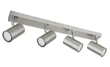 Globo Lighting Deckenstrahler 6 cm 12 cm 56 cm 4-flammig silberfarben, edelstahlfarben, matt, verchromt
