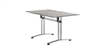 Sieger Gastro-Tisch Polytec Platte Betonoptik, Graphit