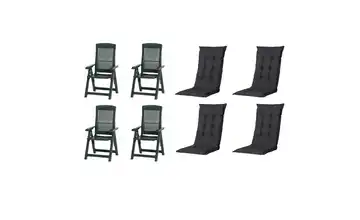 Siena Garden Gartensessel 8er-Set  Tampa