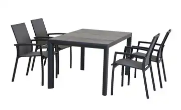 Siena Garden Gartenmöbel 5er-Set  Velia