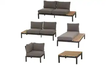 Siena Garden Gartenmöbel 5er-Set  Alvida