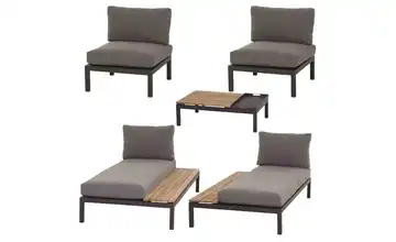 Siena Garden Gartenmöbel 5er-Set  Alvida