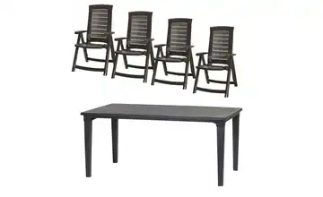 Siena Garden Gartenmöbel 5er-Set  Aruba