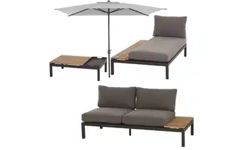 Siena Garden Gartenmöbel 4er-Set  Alvida