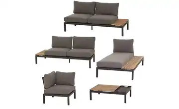Siena Garden Gartenmöbel 5er-Set  Alvida