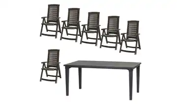 Siena Garden Gartenmöbel 7er-Set  Aruba