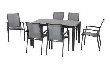Siena Garden Gartenmöbel 7er-Set  Velia