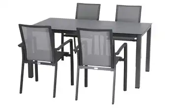 Siena Garden Gartenmöbel 5er-Set  Velia