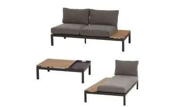 Siena Garden Gartenmöbel 3er-Set  Alvida