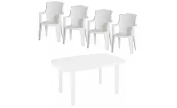 Siena Garden Gartenmöbel 5er-Set  Eden