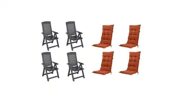 Siena Garden Gartensessel 8er-Set  Tampa