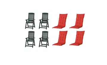 Siena Garden Gartensessel 8er-Set  Tampa