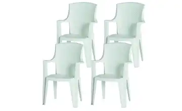 Siena Garden Stapelsessel 4er-Set  Eden