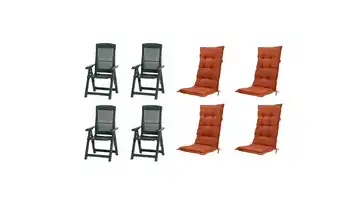 Siena Garden Gartensessel 8er-Set Tampa