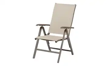 KETTLER Multipositionssessel Taupe, Natur, Offwhite