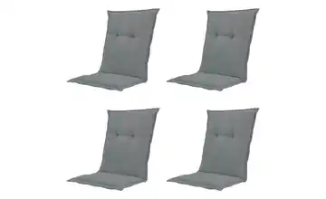 Auflage niedrig 4er-Set Grau