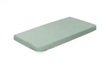 Bierbaum Jersey Spannbetttuch 190 cm Salbeigrün, Hellgrün, Jadegrün, Mintgrün, Pastellgrün