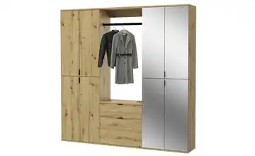 Garderoben-Set Asteiche (Nachbildung)
