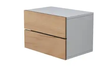 Wandschublade Weiß, Eiche (Nachbildung)