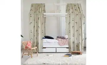 Hoppekids Hausbett-Vorhang 90x200 cm  