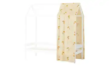 Hoppekids Hausbett-Vorhang 70x160 cm Gelb