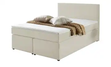 Boxspringbett 140 cm Creme