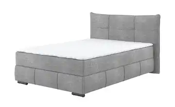 Boxbett 140 cm Silbergrau H3