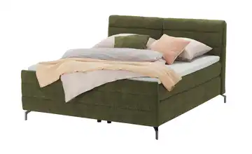 pop Boxspringbett Basic 180 cm H2 Grün
