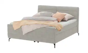 pop Boxspringbett Basic 180 cm H2 Grau