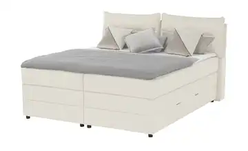 Boxspringbett mit Bettkasten Beige H1 & H4 140 cm Kaltschaumkern