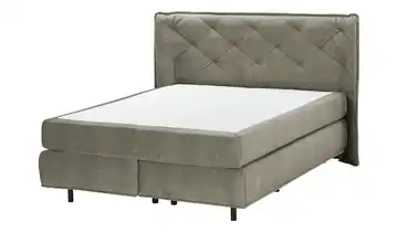 pop Boxspringbett 160x200 cm H2 & H3 Viscoschaumkern Taupe