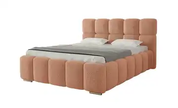 Polsterbett mit Stauraum 200x200 cm Rosa
