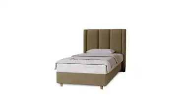 Boxbett mit Matratze 90x200 cm Beige