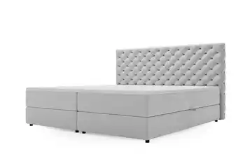 Boxbett mit Stauraum Grau 160 cm