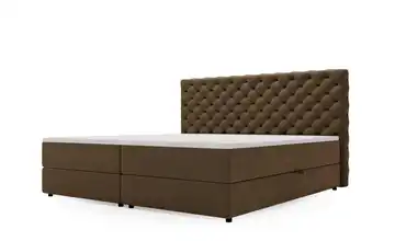 Boxbett mit Stauraum Braun 160 cm