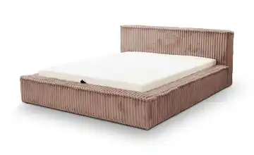 Polsterbett mit Stauraum Braun 180 cm
