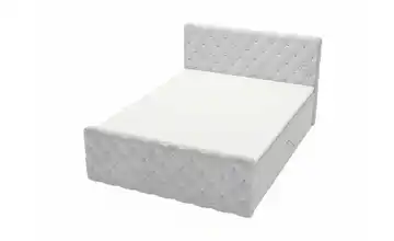 Boxbett mit Stauraum Hellgrau 160 cm