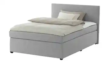 Boxspringbett mit Matratze und Topper, H3 Silbergrau H3 140 cm