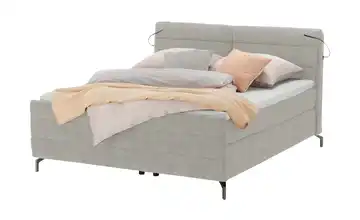 pop Boxspringbett Deluxe 180 cm H3 Grau