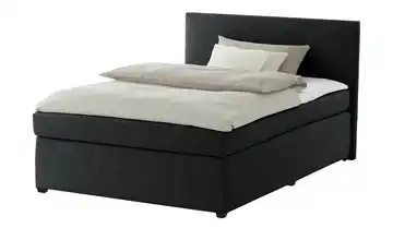 Boxspringbett Schwarz H3 120 cm