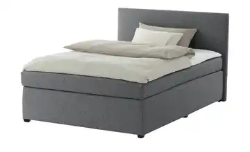 Boxspringbett mit Matratze und Topper, H3 Dunkelgrau H3 120 cm