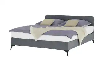 Polsterbett mit Matratze Anthrazit 140 cm H4