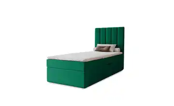 Boxbett mit Stauraum Nelia Grün 80x200 cm