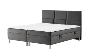 Boxbett mit Bettkasten Ohne Fußteil Anthrazit 160 cm