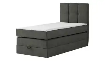 Boxspringbett mit Bettkasten 90 cm 4 cm Anthrazit