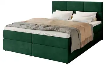 Boxbett Boston 140x200 cm Dunkelgrün
