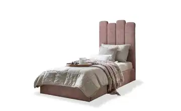 Miuform Polsterbett mit Bettkasten Dreamy Aurora 90x200 cm Altrosa