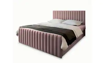 MASSENO Boxbett mit Bettkasten 140x200 cm Rosa