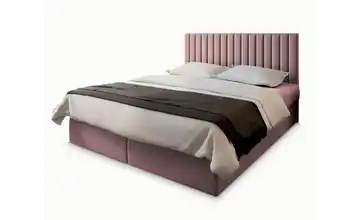 MASSENO Boxbett mit Bettkasten 140x200 cm Rosa