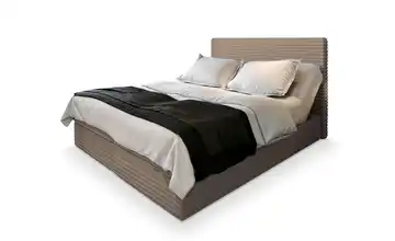 MASSENO Boxbett mit Bettkasten 140x200 cm Beige